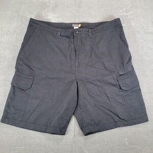 Quiksilver Mens‎ Cargo Shorts Black Size 40 Utility Casual Beachwear